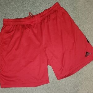 Adidas Men's Athletic Red Shorts